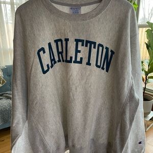 Unisex Carleton College Champion Sweatshirt - size XL